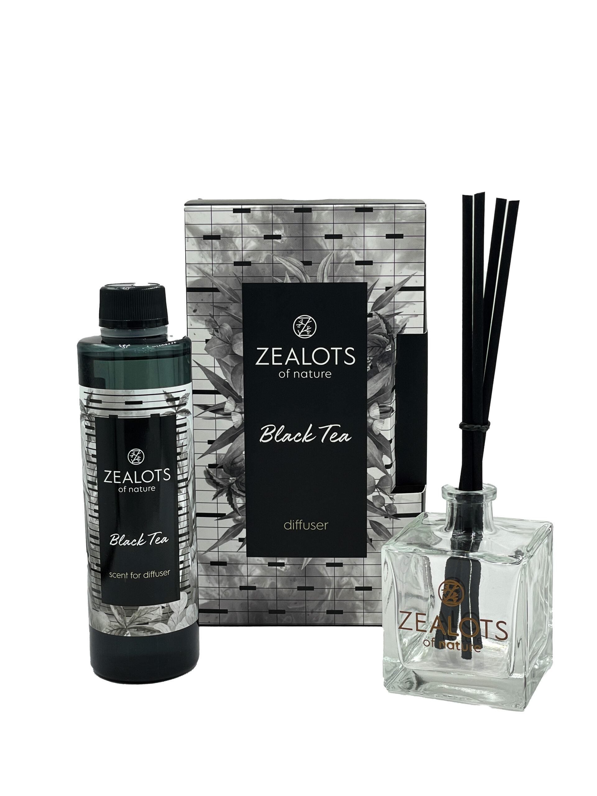 Diffuser_Open_ GIFT BOX - DIFFUSER BLACK TEA - 200ML - Image 1